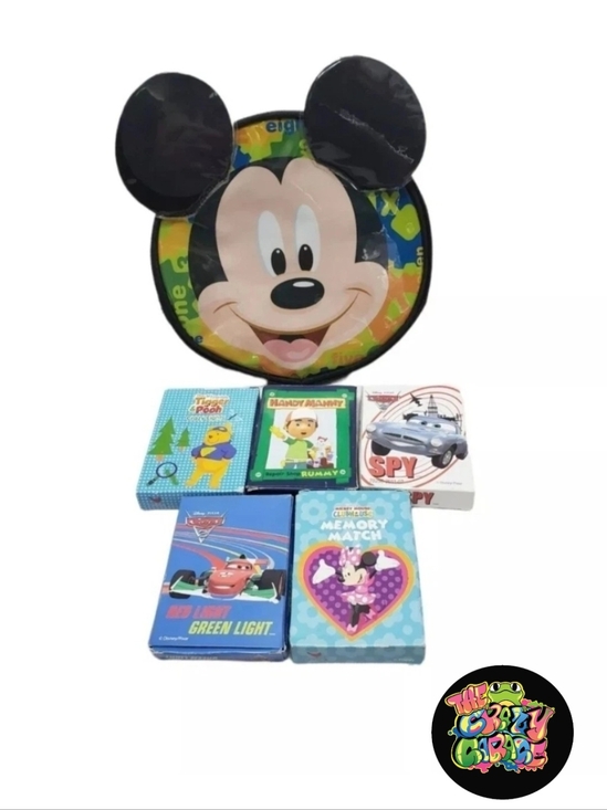 Disney Other - Disney Mickey Mouse Clubhouse 5 Kid's Card Games & Carrying Case Complete